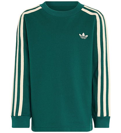 adidas Originals Bluse - 3 Stripe LS - CGREEN