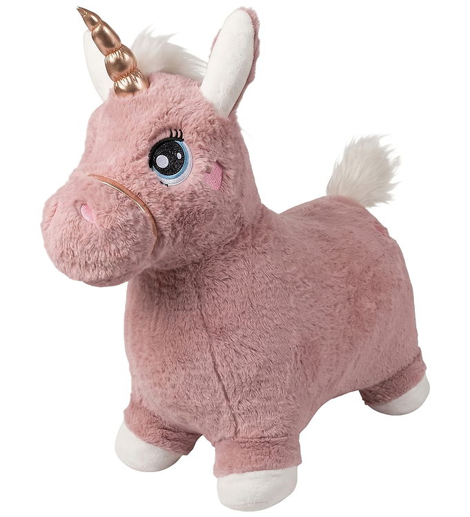Krea Hop And Bounce Plush Unicorn Rose Col.