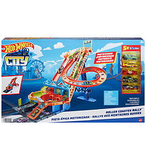 Hot Wheels Bilbane - City Roller Coaster Rally m. 5 Biler