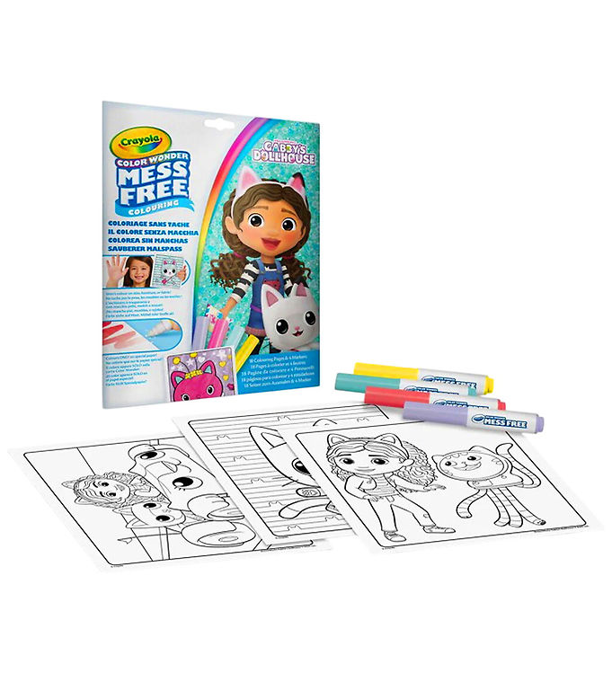 Crayola Malebog m. Tuscher - Color Wonder - Gabby's Dollhouse