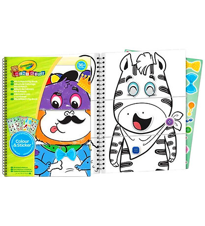 Crayola Malebog - Mini Kids - Today Feel Mix & Match Flip Book