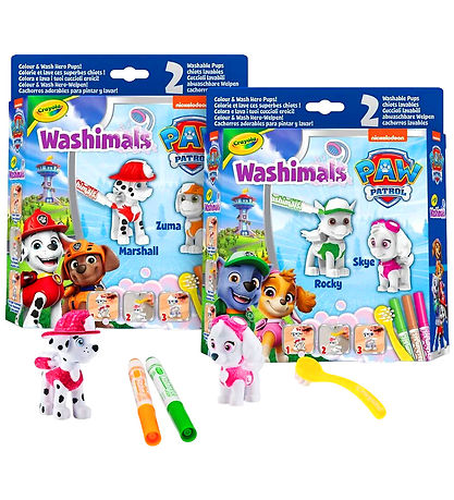 Crayola Kreasæt - Washimals Paw Patrol - 2-pak - Asst.