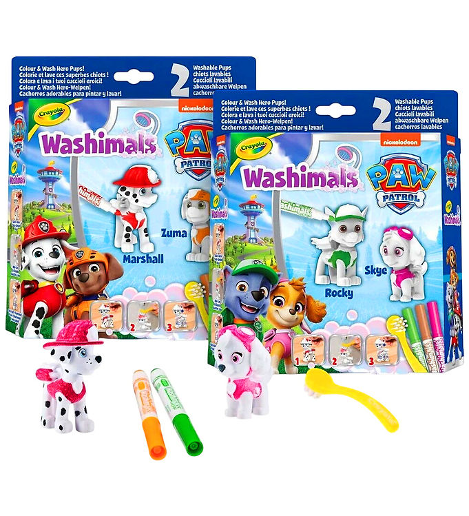 Crayola Kreativt lekset - Washimals Paw Patrol - 2-pack - Asst.