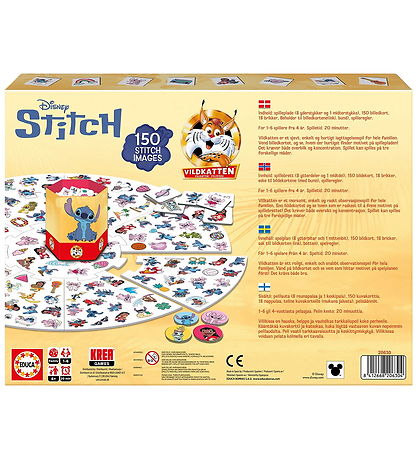 Educa Brætspil - Vildkatten Stitch