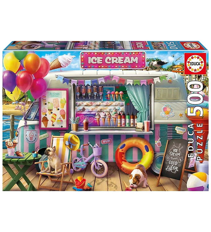Educa Puslespil - 500 Brikker - Ice Cream Van
