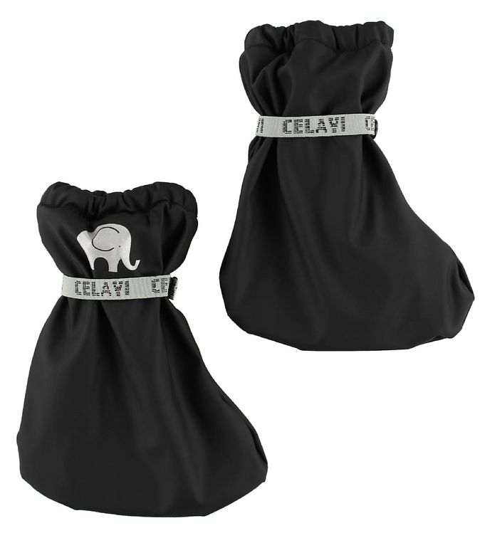 CeLaVi Overtrækssko m. Fleece - PU - Sort billede