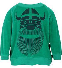 Danefæ Velour Sweatshirt - Grand Dane-björnar - Emrid Green Erik Danefæ Velour Sweatshirt - Grand Dane-björnar - Emrid Green Erik
