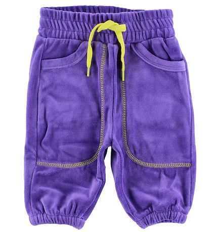 Katvig Veluurihousut - Violetti/Keltainen Katvig Veluurihousut - Violetti/Keltainen