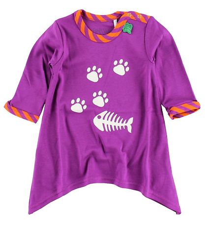 Freds World Jurk - Paars m. Print Freds World Jurk - Paars m. Print
