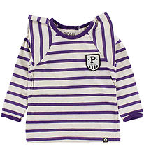 Papfar Pullover - Elfenbein/Lila gestreift Papfar Pullover - Elfenbein/Lila gestreift