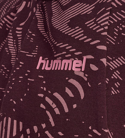 Hummel T-shirt - HmlJR - AOP - A-Shaped - Winetasting