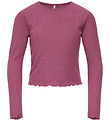 Kids Only Bluse - Rib - KogNella - Noos - Grape Nectar