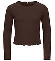 Kids Only Bluse - Rib - KogNella - Noos - Coffee Bean
