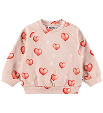 Molo Sweatshirt - Disc - Airbrush Hearts