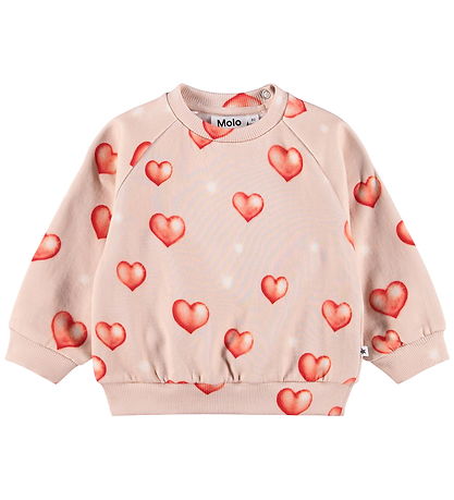 Molo Sweatshirt - Disc - Airbrush Hearts