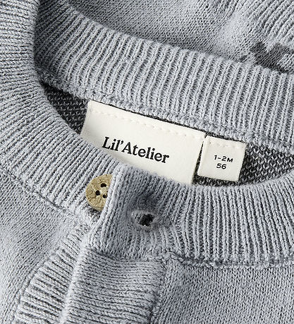 Lil Atelier Cardigan - Strik - NbmLulio - Sleet