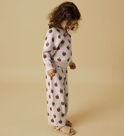 Lil Atelier Bukser - Strik - Wide - NmfLulio - Hushed Violet