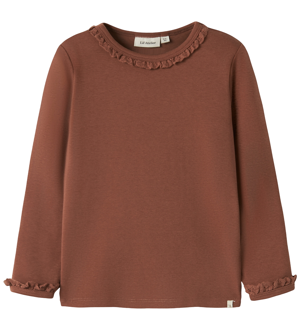 Lil' Atelier Bluse - NkfLayo - Maple Sirup - Lil Atelier - 2 Jahre (92) - Blusen