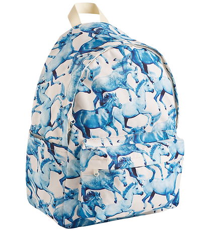 Molo Rygsæk - Backpack Mio - Blau Ponies