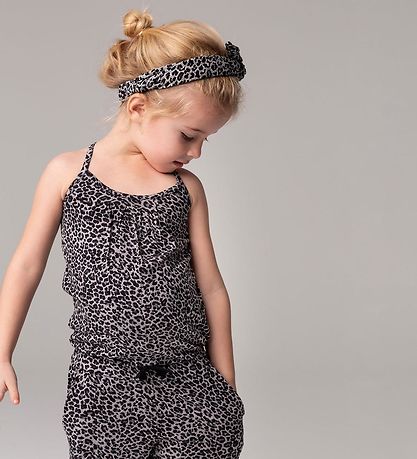 MarMar Buksedragt - Rio - Grå Leopardprint