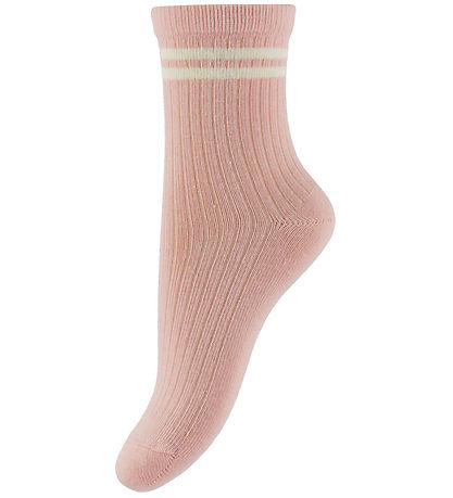 Name it Strømper 3-Pak - NmfKimis - Antique White/Lotus + Brown 