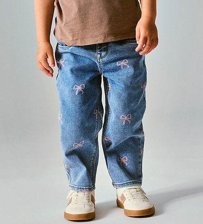 Name it Jeans - NmfBella - Medium Blue Denim/BOW