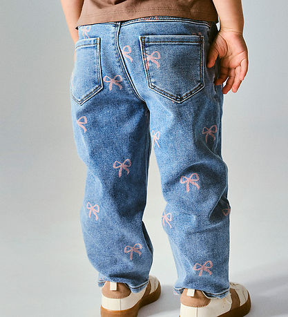 Name it Jeans - NmfBella - Medium Blue Denim/BOW