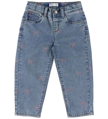 Name it Jeans - NmfBella - Medium Blue Denim/BOW