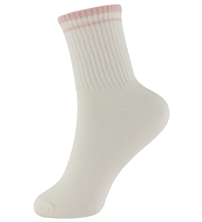 Name It Ketti - Strømper - Beige/Hvid/Rosa - 31-33