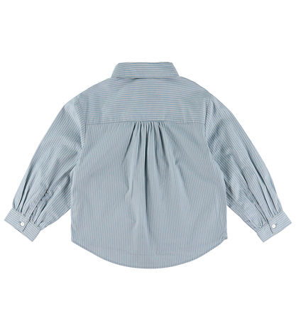 Name it Skjorte - NkfKamesa - Subdued Blue/Antique White