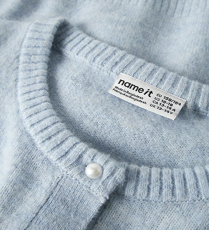 Name it Cardigan - NkfKarin - Subdued Blue