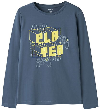 Name it Bluse - NkmVux - Vintage Indigo/Player