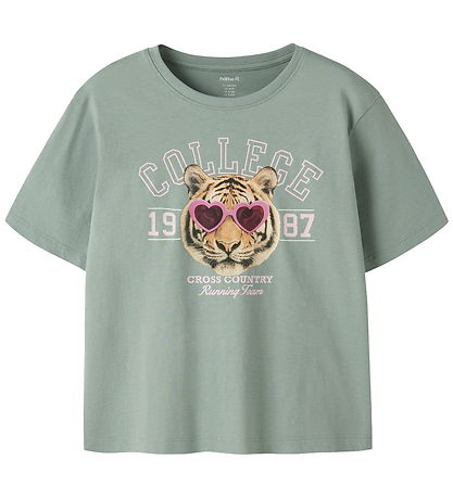 Name it T-shirt - NkfVotea - Green Milieu/College