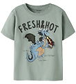 Name it T-shirt - NmmKajus - Green Milieu