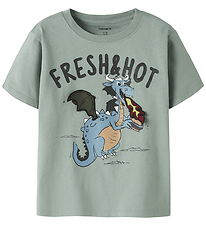 Name it T-shirt - NmmKajus - Green Milieu
