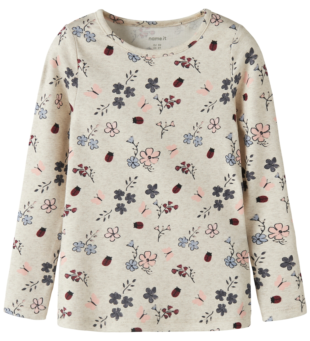 Name It Bluse - NmfKamelia - Peyote Melange - Name It - 5 Jahre (110) - Blusen