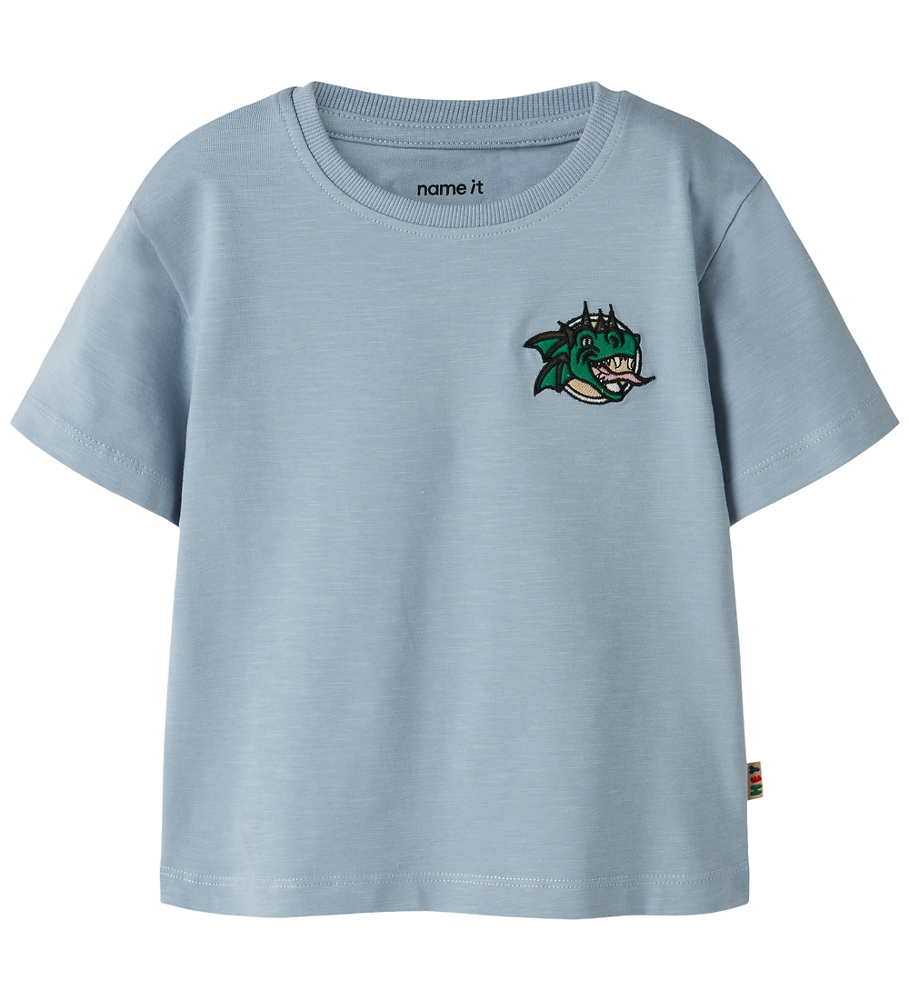 Name It T-Shirt - NmmKian - Ashley Blue - Name It - 6 Jahre (116) - T-Shirts