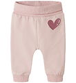 Name It Sweatpants - NbfVrille - Lotus/Heart