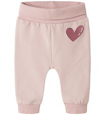 Name It Sweatpants - NbfVrille - Lotus/Heart