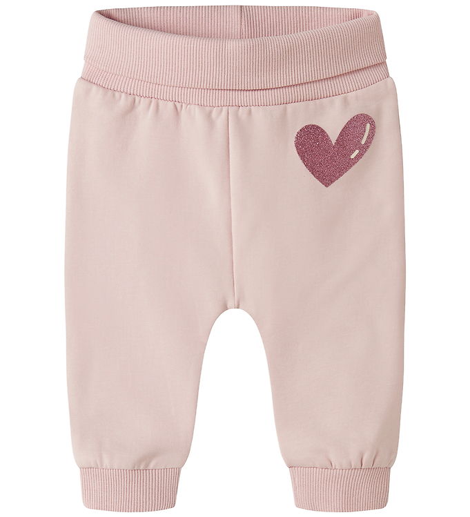 Name It Sweatpants - NbfVrille - Lotus/Heart