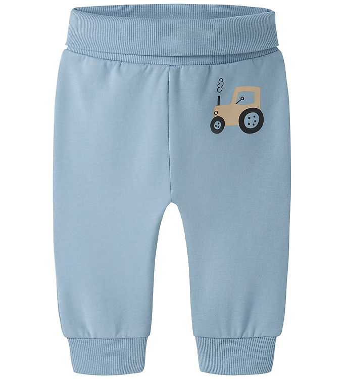 Name It Sweatpants - NbmVonne - Ashley Blue/Tractor