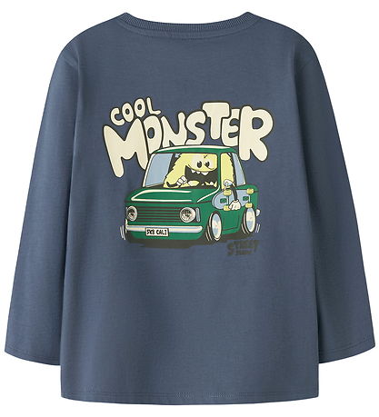Name It Bluse - NmmVelix - Vintage Indigo/Monster