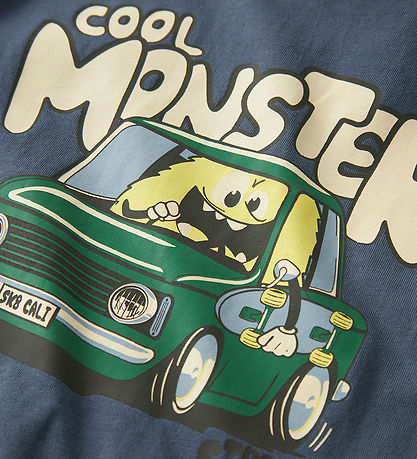 Name It Bluse - NmmVelix - Vintage Indigo/Monster