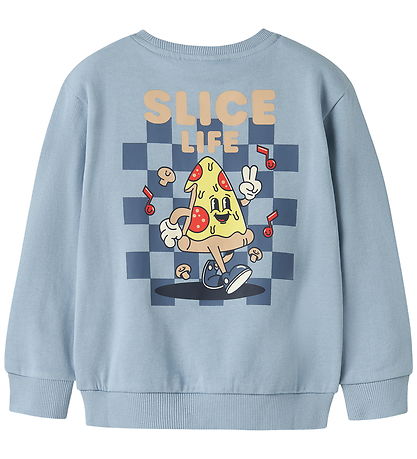 Name It Sweatshirt - NmmVasha - Ashley Blue/Pizza