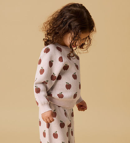 Lil' Atelier Bluse - Strik - NmfLulio - Hushed Violet