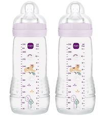MAM Sutteflaske - 330 ml - 2-pak - Easy Active - Pink