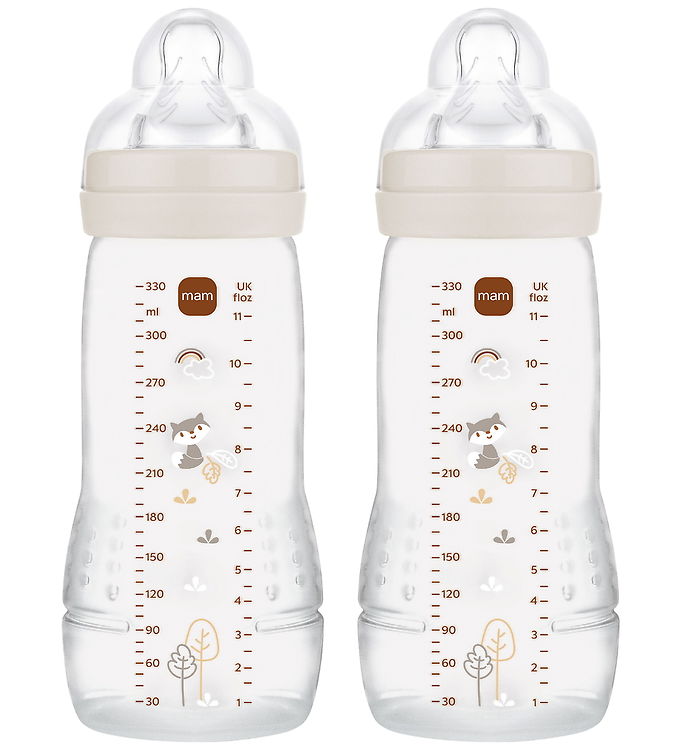 MAM Sutteflaske - 330 ml - 2-pak - Easy Active - Neutral billede