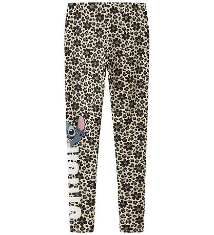 Name It Leggings - NkfJynisa - Stitch - Semolina