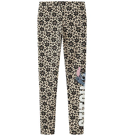 Name It Leggings - NkfJynisa - Stitch - Semolina