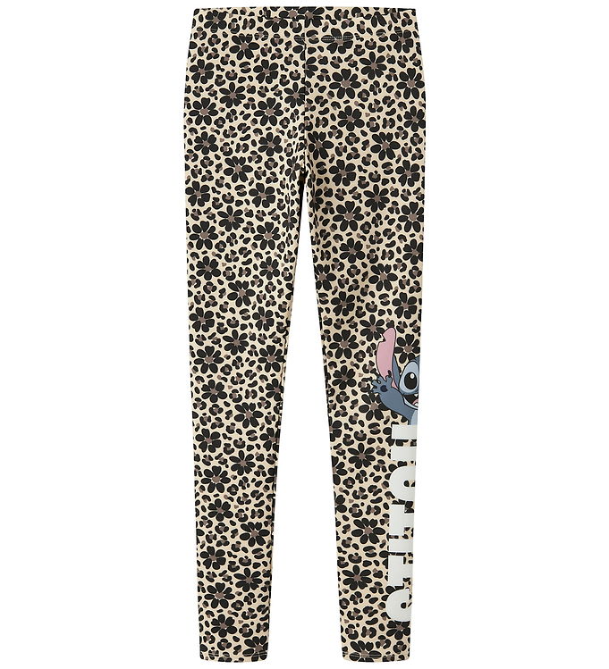 Name It Leggings - NkfJynisa - Stitch - Semolina
